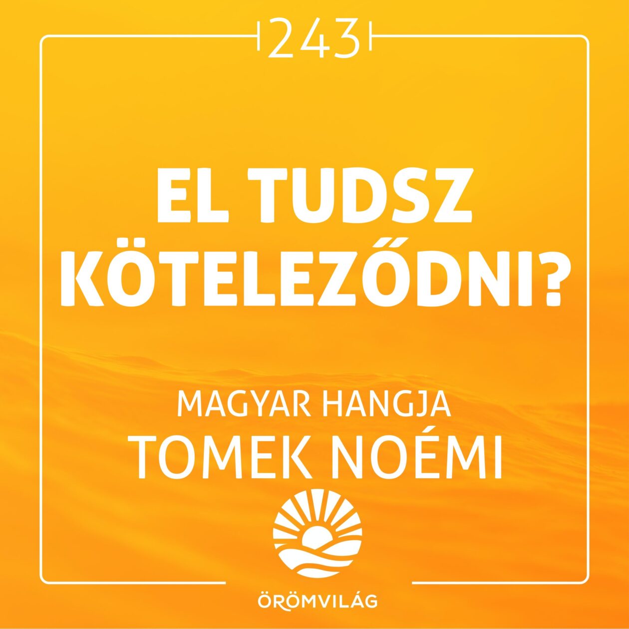 #243 El tudsz köteleződni?